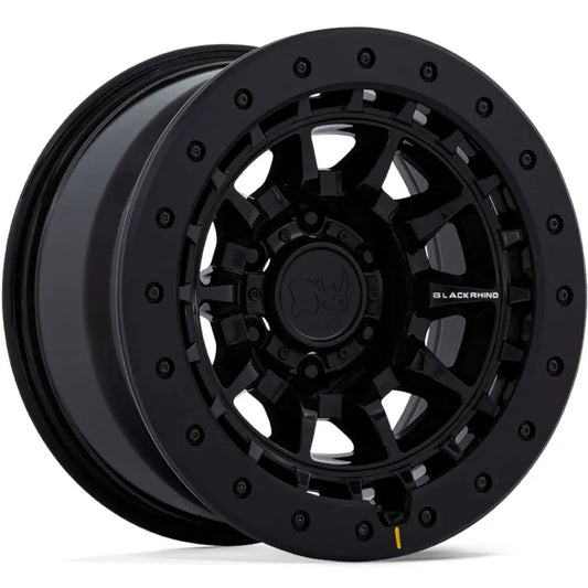 Rin 17x8.5 6x139 Tusk Negro Mate offset 0 Black Rhino