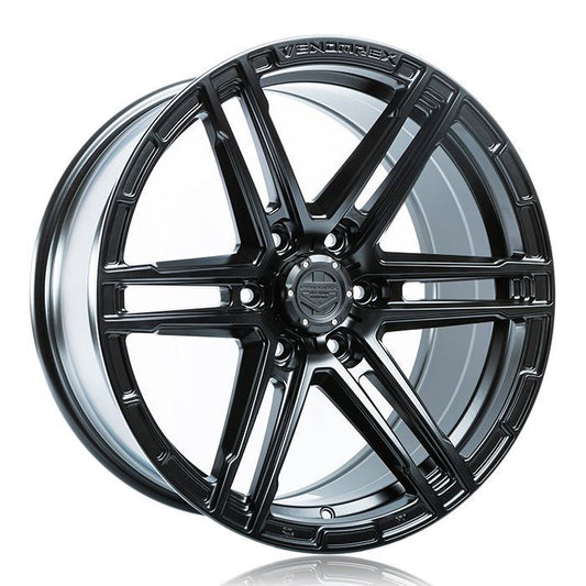 Rin 20x9 6x139.7 VR602 Offset 18 106.1 Hub Mystic Black Venom-Rex