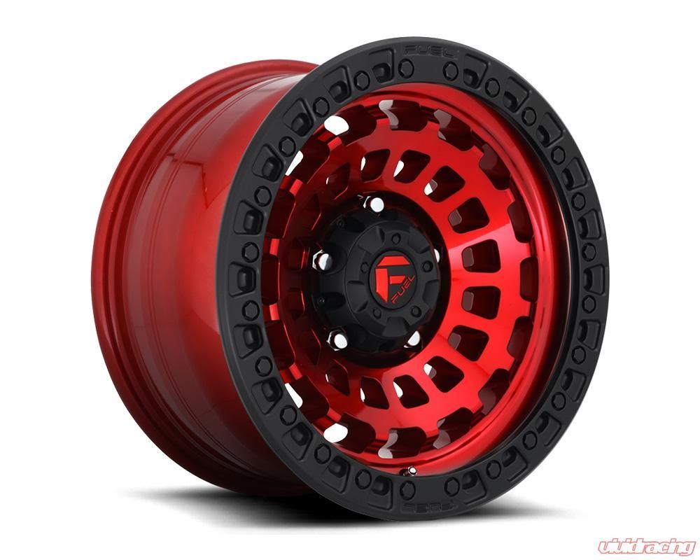 Rin 18x9 5x150 Zephyr Candy Red Offset +1 FUEL