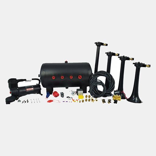 Trompeta con Compresor Conductor Special 544 Nightmare Edition Train Horn Kit HornBlasters. 4 Trompetas. 5 Galones